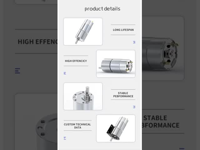 FT-37RGM555 Electric Motor Excellent Quality Big Torque High Efficiency Silent 5v6v12v 24v Mini Slow Speed Rpm Spur Gear Motor