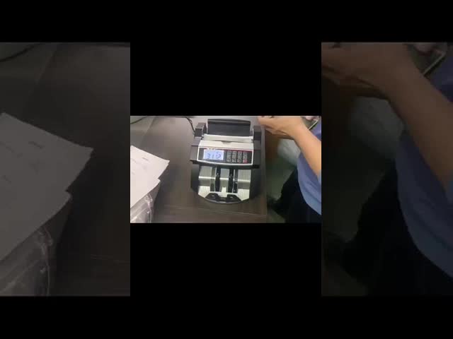 Cash Counting Machine Mixed Bills Portable Bill Counter LED Display