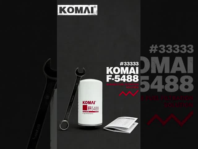 99.9% Filtration Accuracy Komai Filter FF5488 For Forklift And Excavator