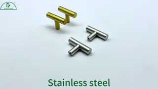 Brass Handle Single Hole Drawer Bedroom Household Furniture Hardware