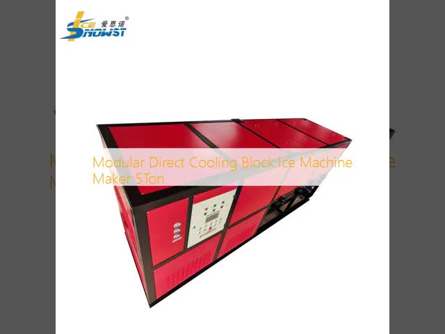 Modular Direct Cooling Block Ice Machine Maker 5Ton