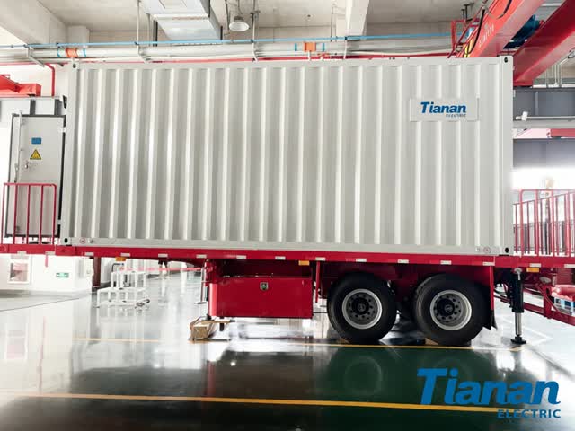 Wind Speed 40 M s On Wheels Transformer Station Designed for Ambient Temperature Range Minus 40 to Plus 60 Degrees Celsius Mobile Power Unit