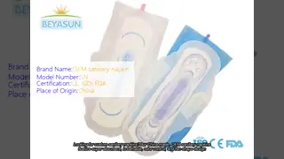 Custom Soft Care Water-Proof Top Sheet Pulp-Up Sanitary Napkin with Cotton Material Manufactured in China