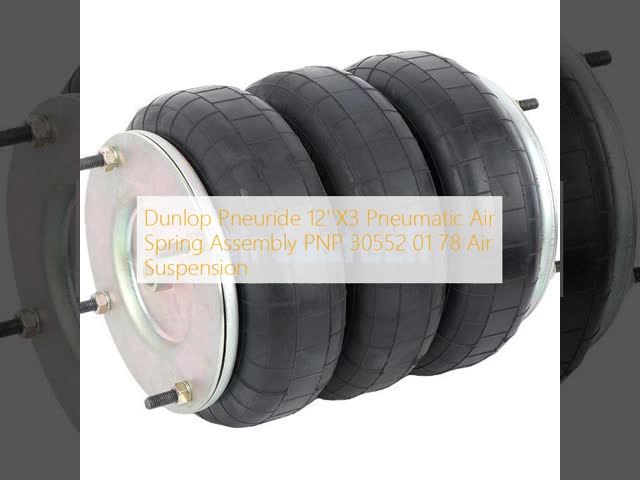 Dunlop Pneuride 12''X3 Pneumatic Air Spring Assembly PNP 30552 01 78 Air Suspension