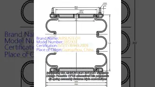 Dunlop Pneuride 12‘‘X3 Pneumatic Air Spring Assembly PNP 30552 01 78 Air Suspension