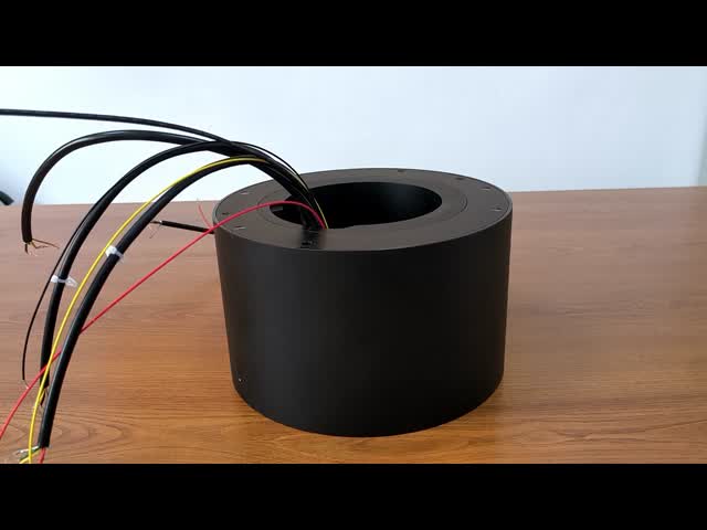 20-channel IP65 dustproof and waterproof slip ring with large aperture design for stable signal transmission