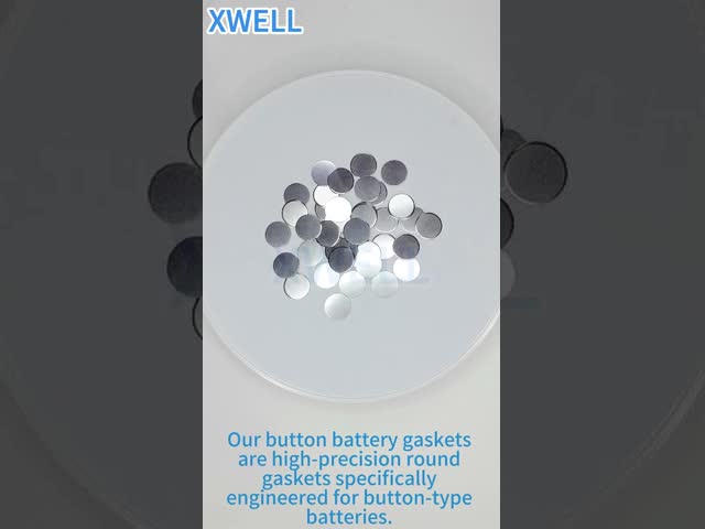 Button Battery Gaskets 304/316 Stainless Steel Circular Gaskets - Sealing & Insulation for Coin Batteries