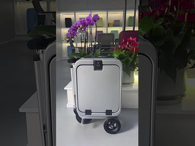 Multifunctional electric ride-on suitcase, 20-inch, unisex, carry-on, TSA lock  , front opening, travel luggage ,smart suitcases