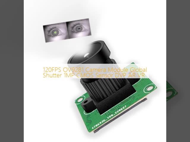 120FPS OV9281 Camera Module Global Shutter 1MP CMOS Sensor DVP AR VR