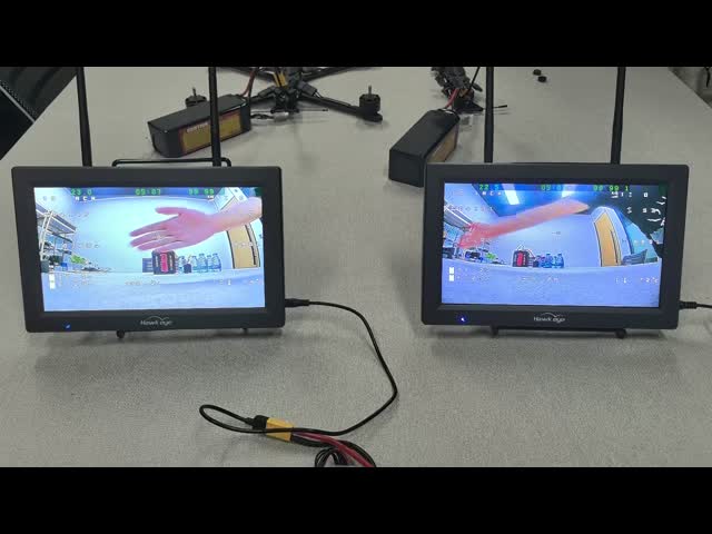 HAWK-EYE 10.2 Inch FPV Monitor DVR for Drones Dual 5.8G Receivers Little pilot Captain X10.2inch 5.8G Hawkeye Monitor