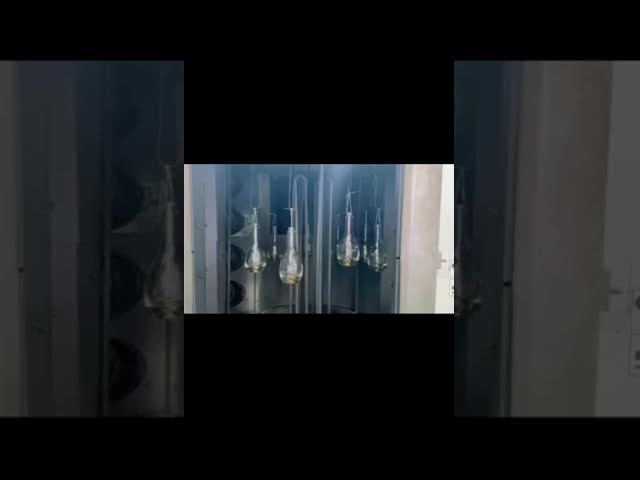 Magnetron sputtering coated glass bottles