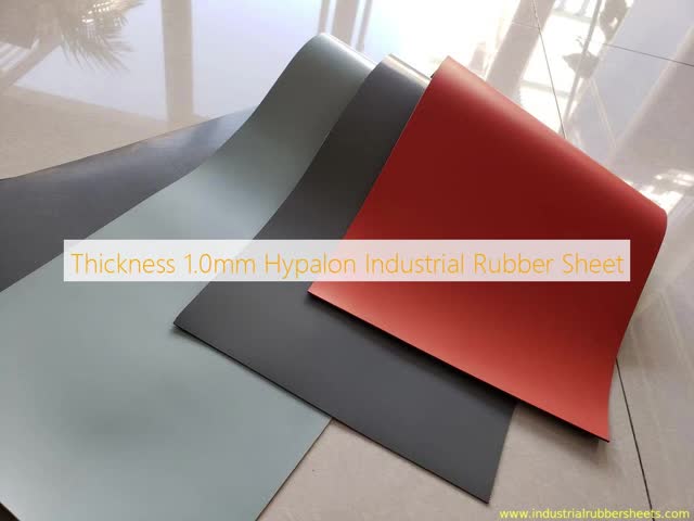 1.0mm Thickness Hypalon Rubber Sheet Chemical Resistant and UV Resistant for Industrial Use
