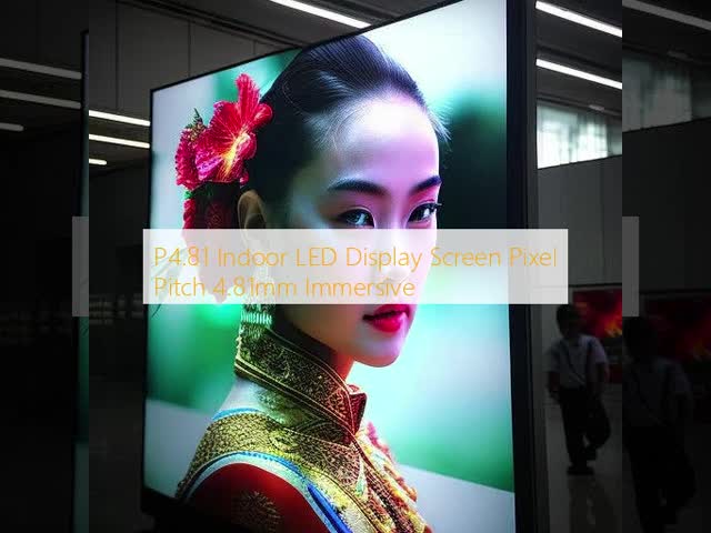 P4.81 Indoor LED Display Screen Pixel Pitch 4.81mm Immersive
