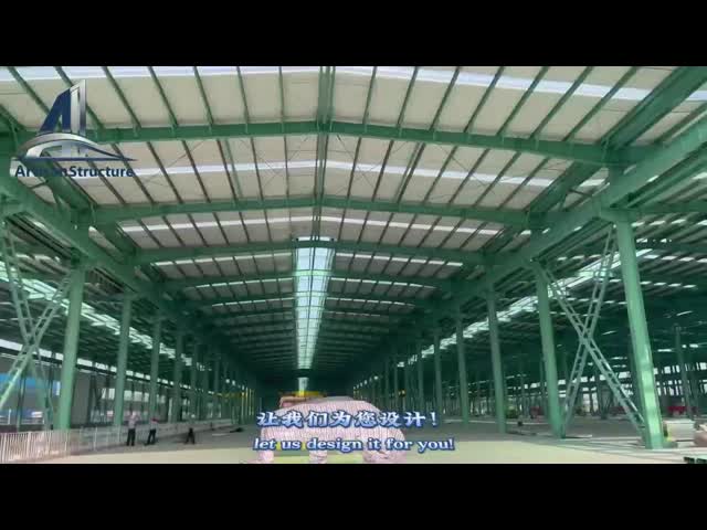 Modern Design Prefabricated Steel Buildings Hurricane Proof For Warehouses Workshop