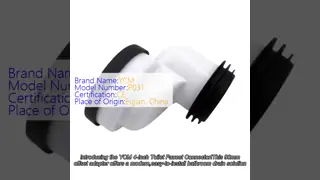 4-Inch Toilet Faucet Connector 90mm Offset Toilet Connection Adapter Bathroom Drain Pipe