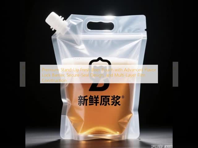 Secure Seal Design Liquid Packaging Pouch Stand Up Sauce Pouch Flavor Lock Barrier