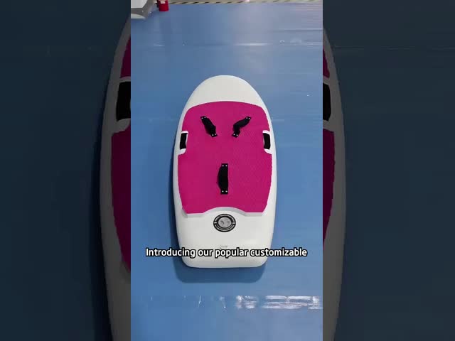 Customizable PVC Inflatable Surfboard  Carbon Fiber Rigid Paddle Board For Kit Foil