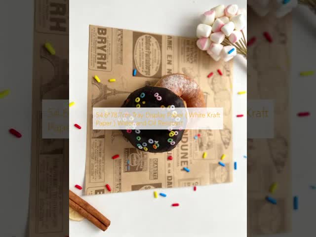 54.6 X 78.7cm Tray Display Paper Water And Oil Resistant Waterproof