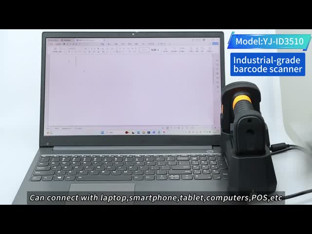 Wireless Handheld Barcode Decoder with Android Windows iOS Mac OS Linux  Operating System and USB Communication