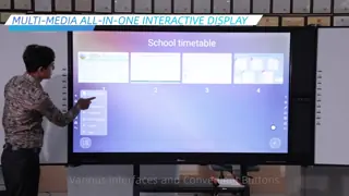 Lavagna interattiva per bambini che disegnano divertenti