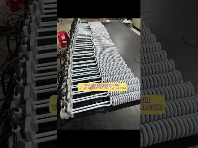 110V - 480V PTFE Immersion Heaters For Acid Heating 1KW - 36KW