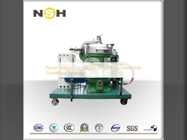Power Stations Centrifugal Oil Purifier , Diesel Fuel Centrifugal Separator