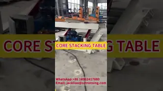 Mesa de apilamiento de núcleo de transformador de alta resistencia con modo de accionamiento hidráulico de capacidad máxima de 9000 kg y tamaño de mesa de 2600x2400 mm