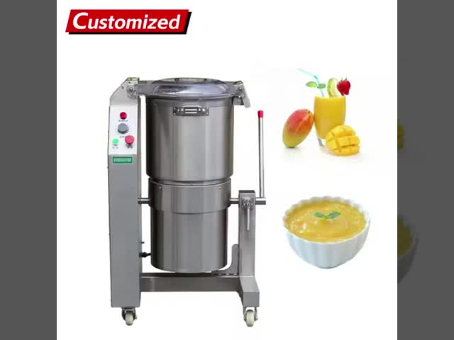 Custom High-Speed Jam Meat Puree Mixer (with Juice Flow Function) Mango Pineapple Durian Chopping and Mixing Machine Fruit Puree Forming Processing Production Line