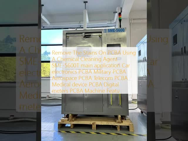 Remove The Stains On PCBA Using A Chemical Cleaning Agent SME-5600L main application Car electronics PCBA Military PCBA Aerospace PCBA Telecom PCBA Medical device PCBA Digital meters PCBA MachineFeatu