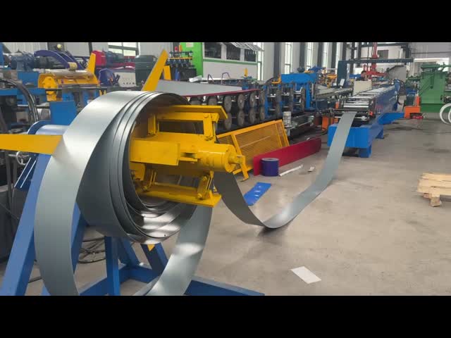 Steel Profile Fast Change Casstte C U Purlin Roll Forming Machine Two Functions 