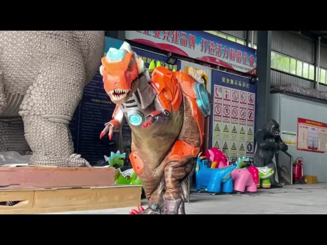 Animatornic Props Customizable Armed Dinosaur Mascot Costume Light Weight