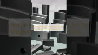 High Energy Permanent Ferrite Magnet with High Coercivity