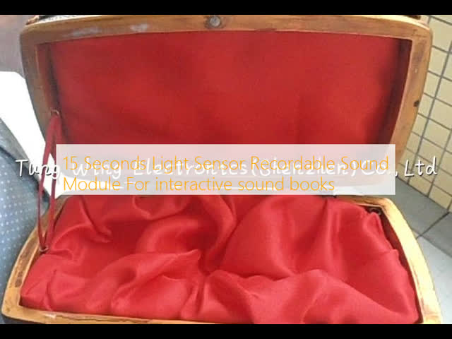 15 Seconds Light Sensor Recordable Sound Module For interactive sound books