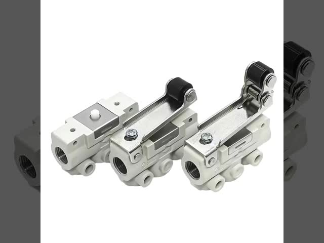 SMC VM130-01-32A, VM130-01-33A, VM130-01-34A, VM130-01-37A VM100 Series 3/2 way Mechanical Valve 1/8
