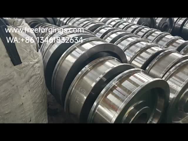 Forged Crane Wheel For Overhead Crane Trolley Running Mechanism Components