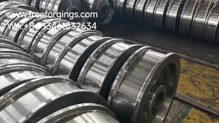 Forged Crane Wheel For Overhead Crane Trolley Running Mechanism Components