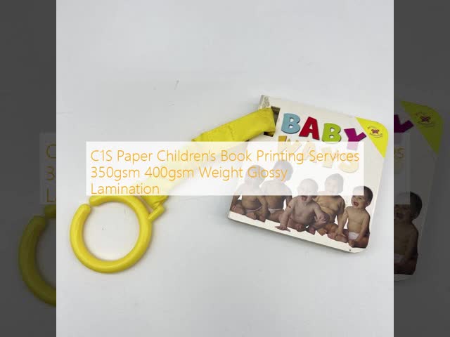 C1S Paper Children's Book Printing Services 350gsm 400gsm Weight Glossy Lamination