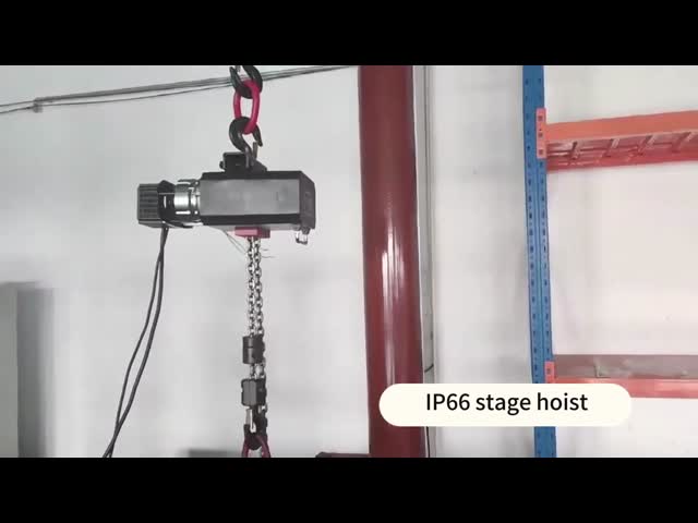 1 Ton Stage Electric Chain Hoist With WaterProof Lighting for Truss Event