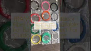TRANSPARENT Outdoor Fiber Loose Tube Suitable For Bare Fiber Perfect For Outdoor Installations