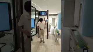 China Pedestrian Access Control Full High Turnstile Servo Motor 120 degree Revolving Gate supplier