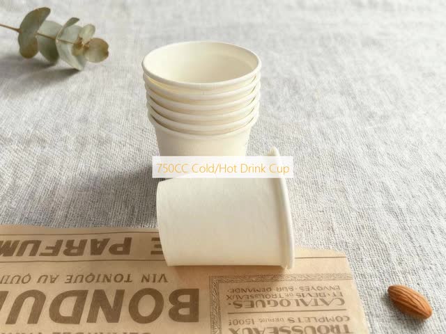 750CC Hot Cold Drink Cup 50pcs/Pkg 12pkg/Ctn Heat Resistance