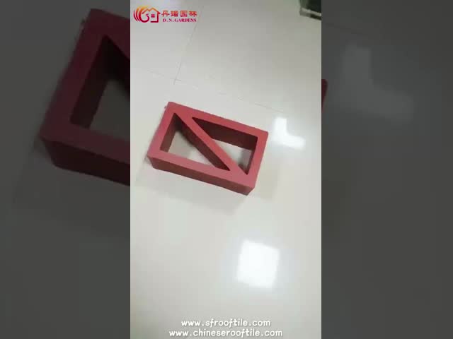 Hot Sale Pure Terracotta Fired Decorative Wall Panels Outdoor Red Brick Breezeway Blocks