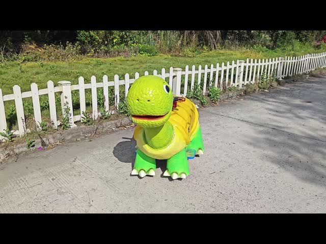 200Kg Weight Capacity Dinosaur Ride Offering Roaring Sound Effects Designed for Theme Parks Kids Playgrounds and Event Venues