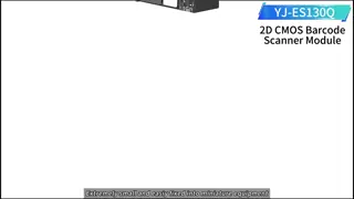 Compact QR Code Scanner with High-Precision QR Code Engine 2D Barcode Reader for Business