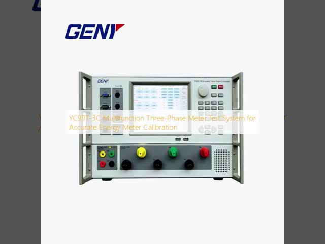 YC99T-3C Multifunction Three-Phase Meter Test System for Accurate Energy Meter Calibration