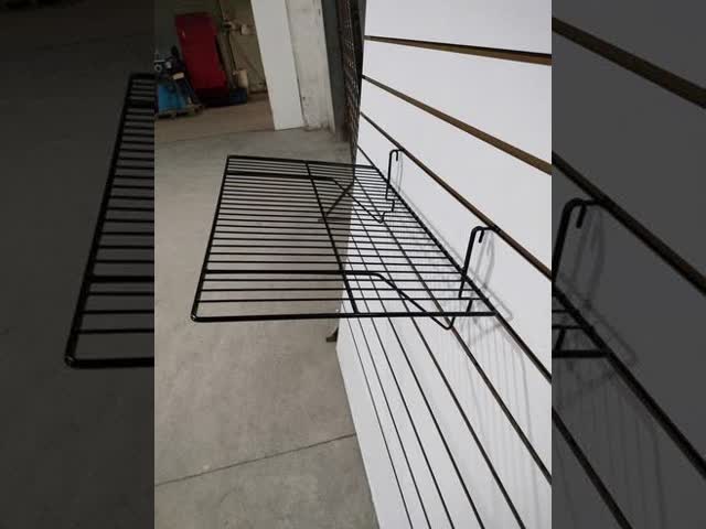 GRID MOUNT SHELF-BLACK, 14'' X 24''