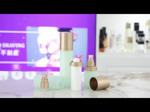 SRS-RS 15ml 30ml 50ml Empty Luxury High End Acrylic Lotion Pump Bottle Cosmetic Serum Packaging Wholesale