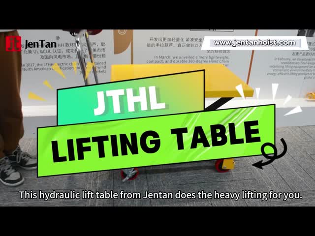 Transport Trolley with Hydraulic Hand Scissor Lift Table and Power Steering System for Operation Model JTHL-300A