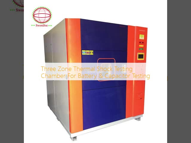 Three Zone Thermal Shock Testing Chamber For Battery & Capacitor Testing