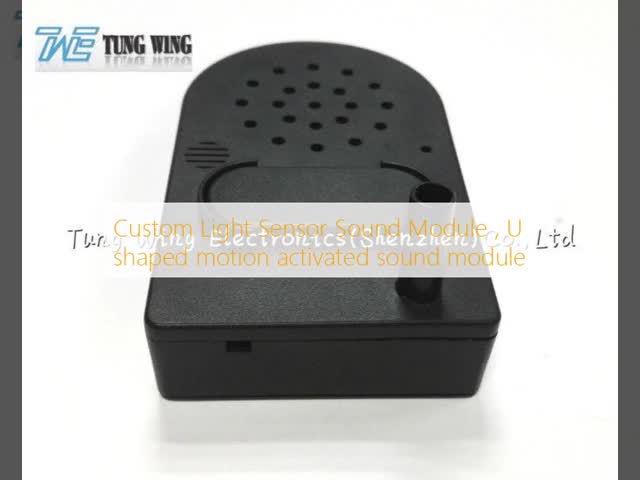 Custom Light Sensor Sound Module , U shaped motion activated sound module